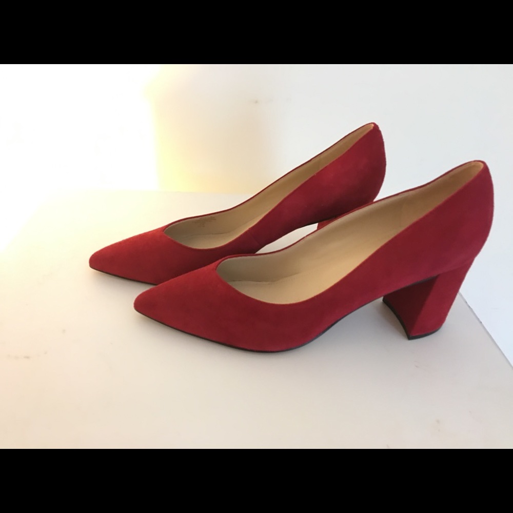 2” Burnt Red suede Pumps